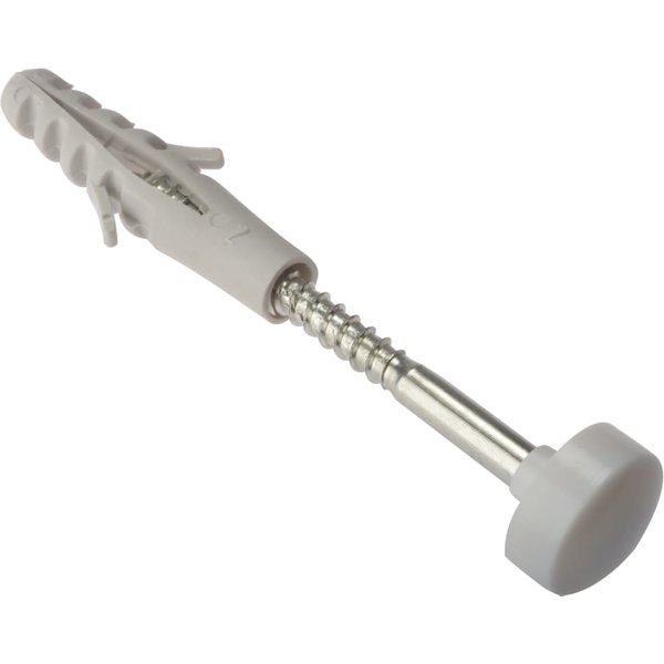 ForgeFix W.C. Fixing Kit White Cap M6 x 80mm (1 Pair) WCFK680
