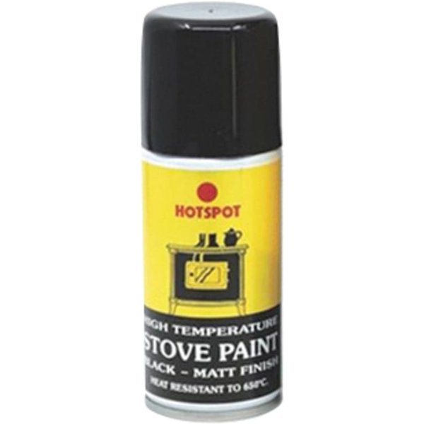 Hotspot Stove Paint Matt Black Aerosol 450ml HS200941