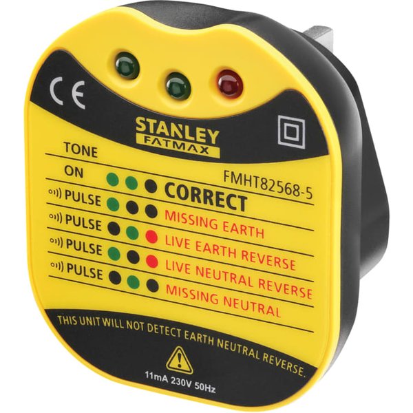 STANLEY® Intelli Tools FatMax® UK Wall Plug Tester FMHT82568-5