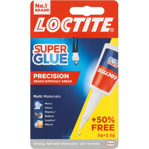 Loctite Super Glue Bottle 5g + 50% Free 3033905