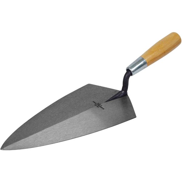 Marshalltown 19 Philadelphia Pattern Brick Trowel Wooden Handle 10in M1910