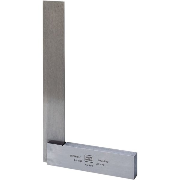 Moore & Wright 4009 Engineer's Square Grade B 225mm (9in) (Retail Packaging) 4009R
