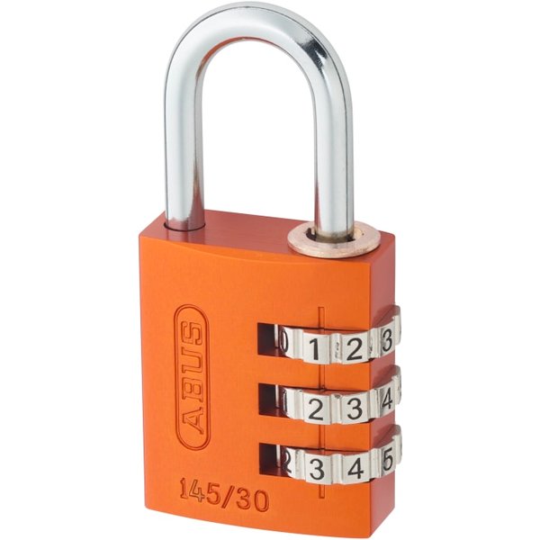 ABUS Mechanical 145/20 20mm Aluminium Combination Padlock Random Colour 46626 10046626-01