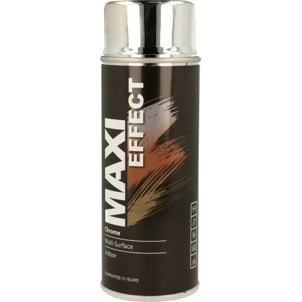 MAXICOLOR Spray Paint Metallic Chrome 400ml MX0010 MX0010
