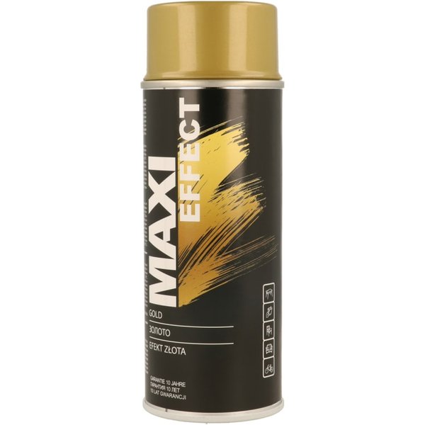 MAXICOLOR Spray Paint Metallic Gold 400ml MX0027 MX0027