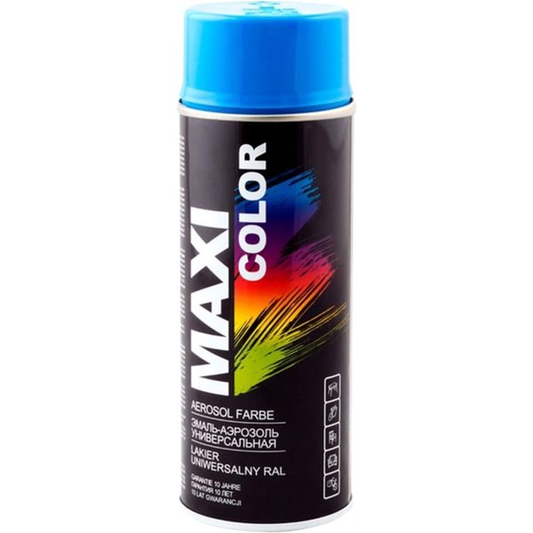 MAXICOLOR Spray Paint Gloss Sky Blue 400ml MX5015 MX5015