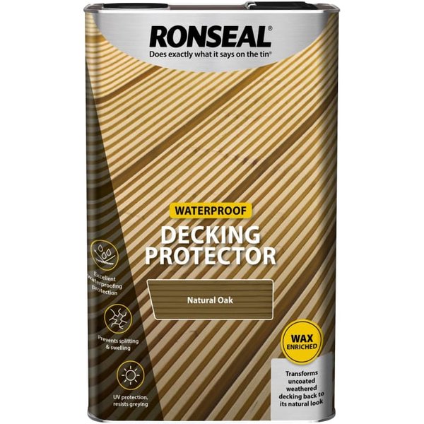 Ronseal Decking Protector Natural Oak 5 litre 36435