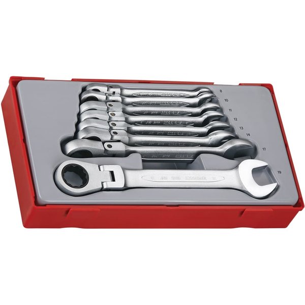 Teng TT6508RF Flexible Ratchet Spanner Set, 8 Piece TT6508RF