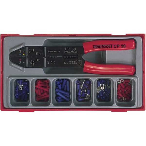 Teng TTCP121 Crimping Tool Set, 121 Piece TTCP121