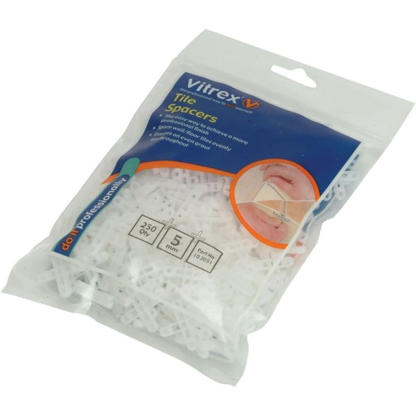 Vitrex Floor Tile Spacers 5mm (Pack 500) 102052