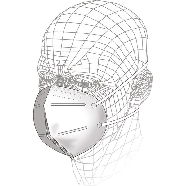 Vitrex Fold Flat Respirator P1 (Pack 3) S40913