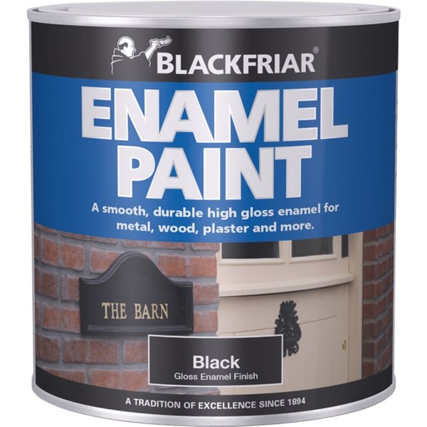 Blackfriar Enamel Paint Gloss Black 125ml BF0900002X2