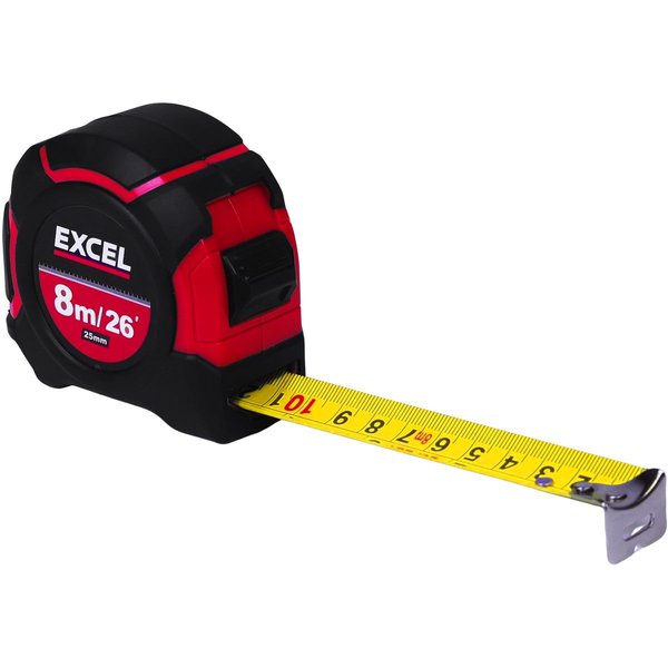 Excel Tape Measure 8m/26ft CR-8G79X
