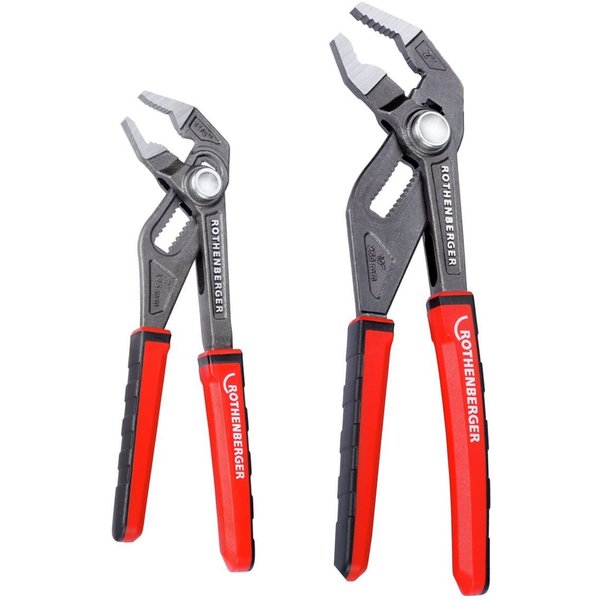Rothenberger 7" & 10" Rogrip F Twin Water Pump Pliers Pack Of 2 Colour Grip 1000004863 7"