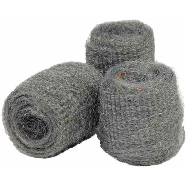 Rothenberger Steel Wool Pads Medium Grade Pack of 3 For Cleaning 130004