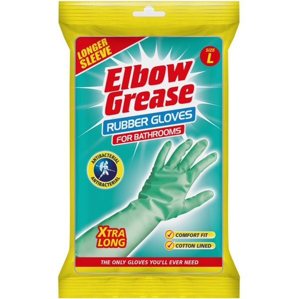 Elbow Grease Aqua Anti-Bacterial Cleaning Gloves EG113