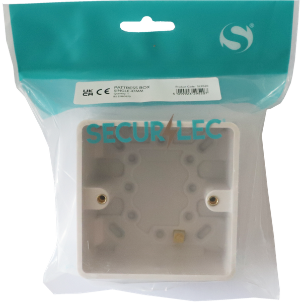 Securlec Single Pattress Box SL9520