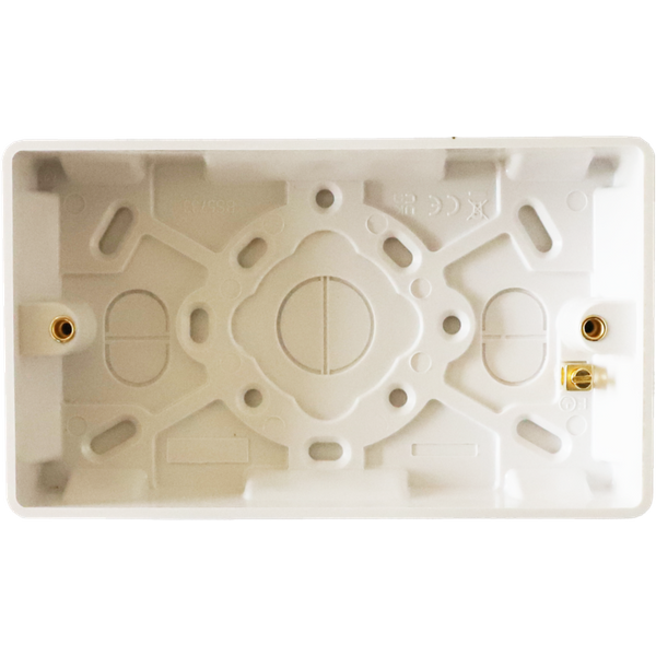 Securlec Double Pattress Box Square SL9528