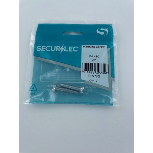 Securlec Machine Screw ZP M6 x 30mm SL9730