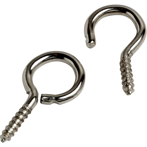 Woodside Silver Net Wire Hooks & Eyes WNWHP6
