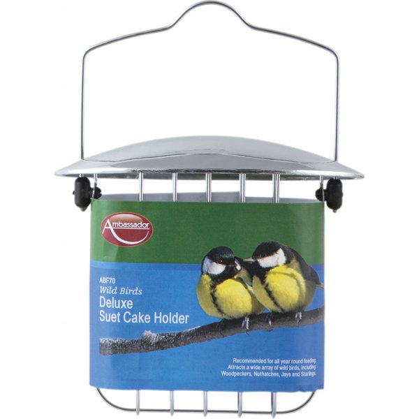 Ambassador Wild Birds Deluxe Suet Cake Holder ABF70