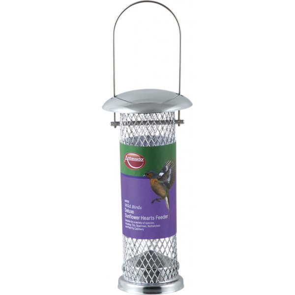 Ambassador Wild Birds Deluxe Sunflower Hearts Feeder ABF80
