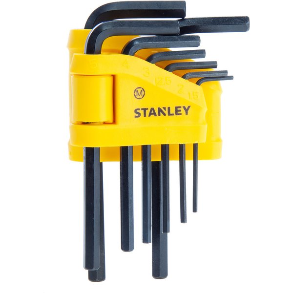 Stanley 0-69-251 Metric Hex Key Set 8 Piece (1.5 - 6mm) 0-69-251