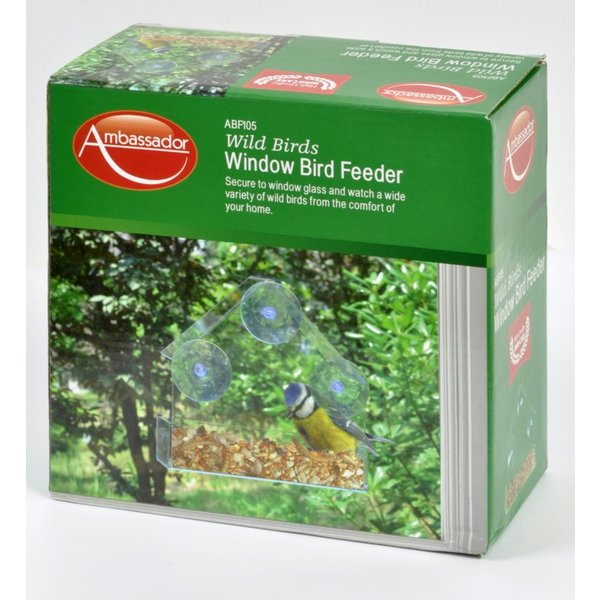 Ambassador Window Bird Feeder ABF105A