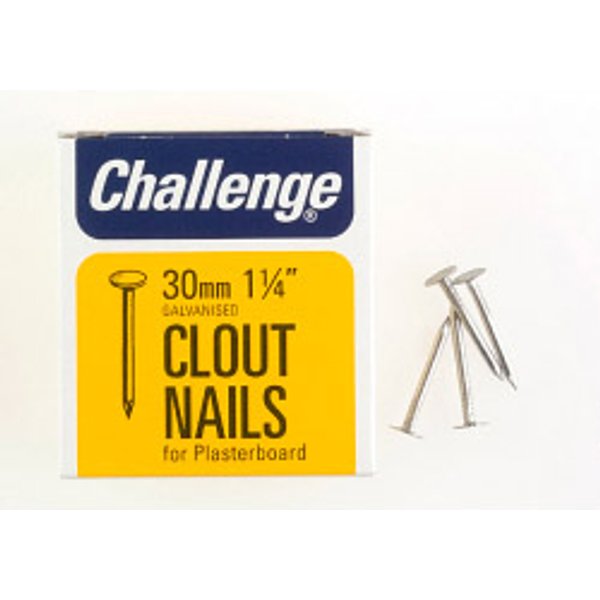 Challenge Clout - Plasterboard Nails - Galvanised (Box Pack) 12030