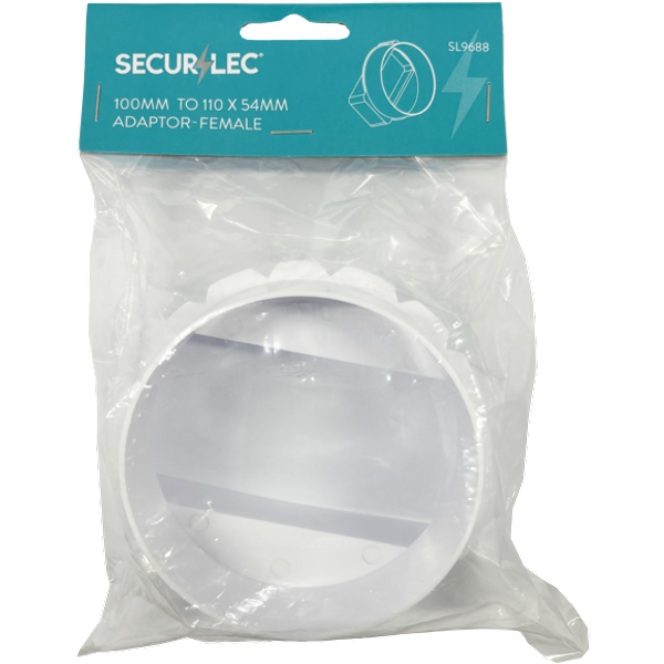 Securlec Adaptor Female 100mm To 110 x 54mm SL9688
