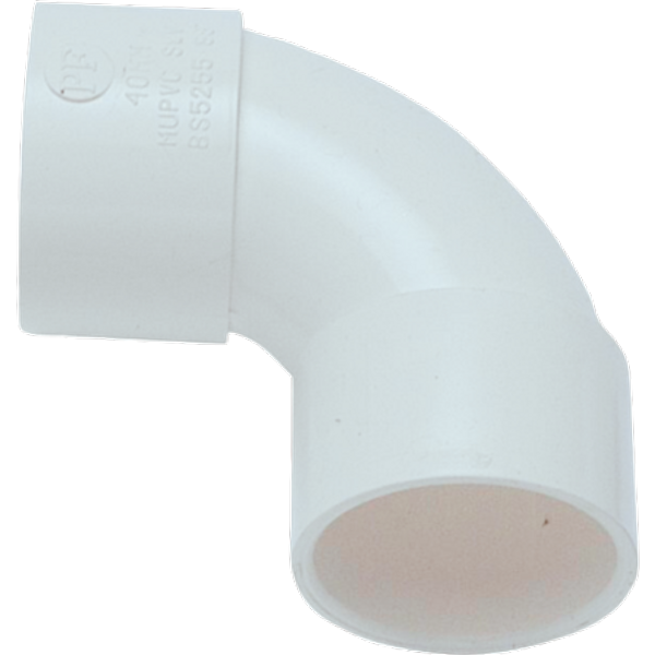 Davant Solvent Weld Swept Bend 92.5° White PWSB32WB