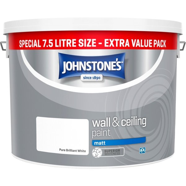 Johnstone's Wall & Ceiling Matt 7.5L 386527