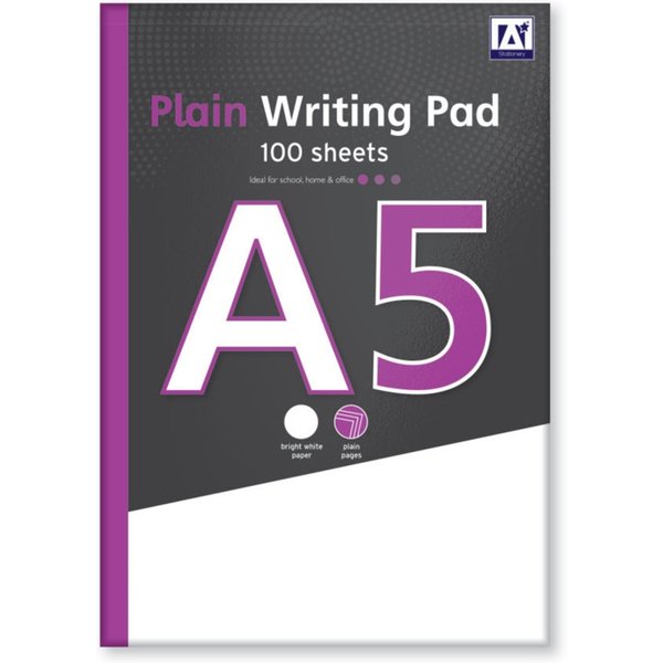 Ig Design A5 Plain Writing Pad FSC3-NPWP/1