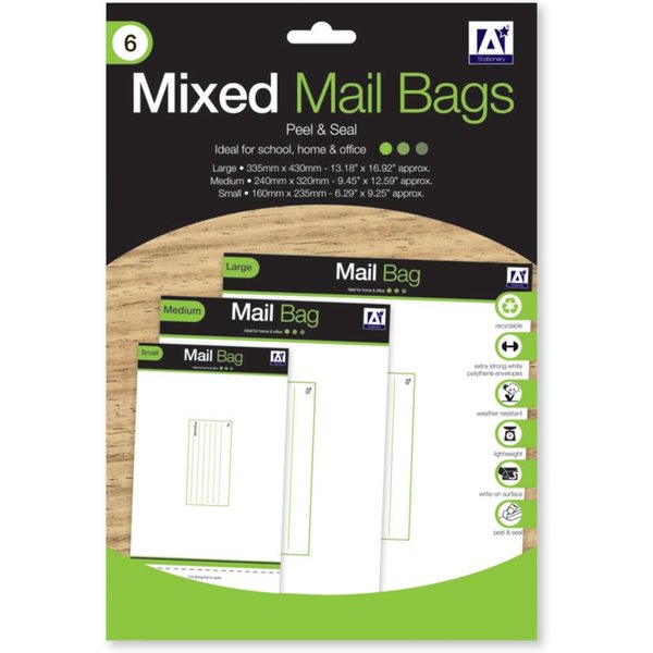 I G Design Mixed Mailing Bags YCORSTA4A013