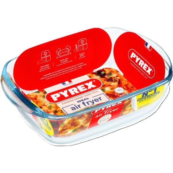 Pyrex Air Fryer Rectangular Glass Dish 215B100/7948
