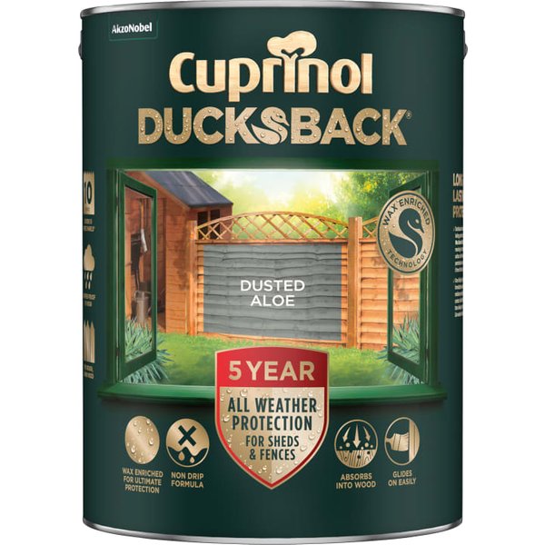 Cuprinol 5 Year Ducksback Dusted Aloe 5L 5701418