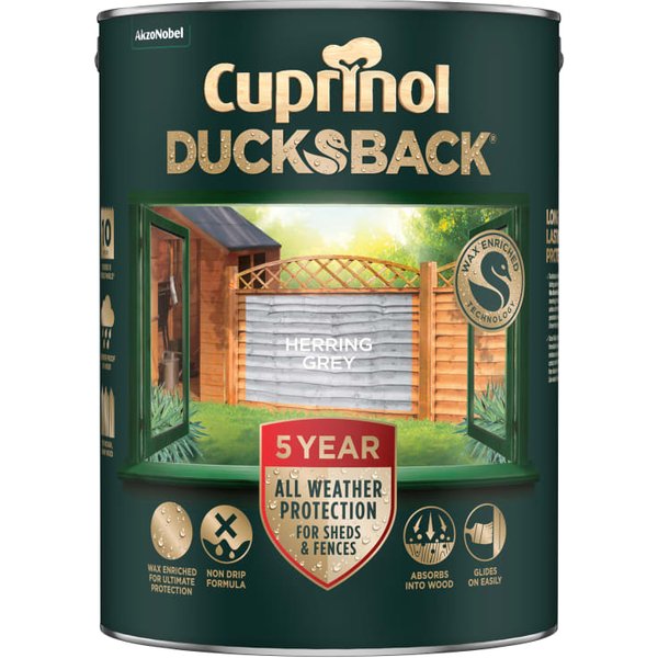 Cuprinol 5 Year Ducksback Herring Grey 5L 5701422