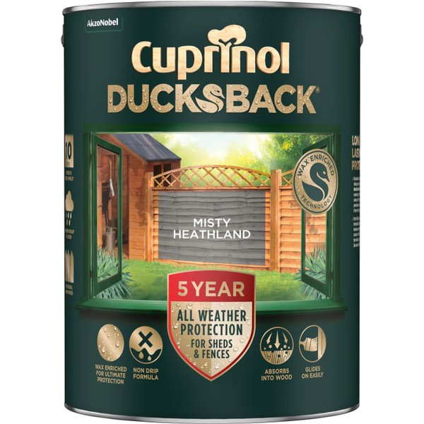 Cuprinol 5 Year Ducksback Misty Heathland 5L 5701411