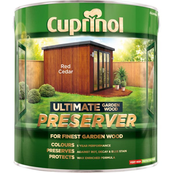 Cuprinol Ultimate Preserver Red Cedar 4L 5206120