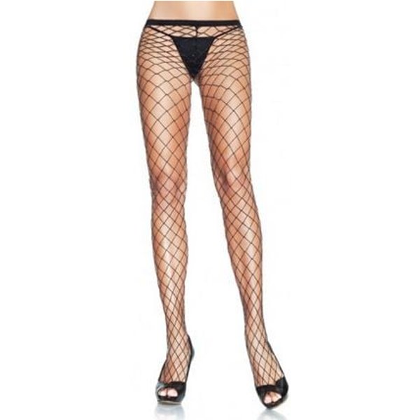 Industrial Pantyhose - One Size - Black/silver