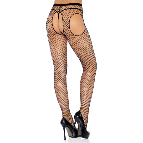 Plus Grey Industrial Net Suspender Hose - One Size - Black