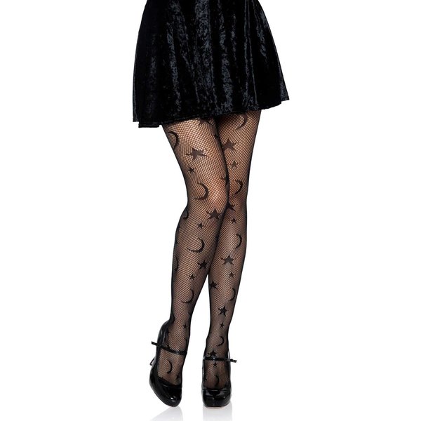 Celestial Net Tights - One Size - Black