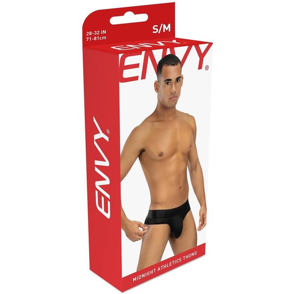 Envy Midnight Athletics Thong Black Small Medium