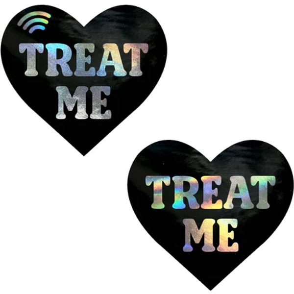 Treat Me Holographic Heart Smart Nfc Pasties
