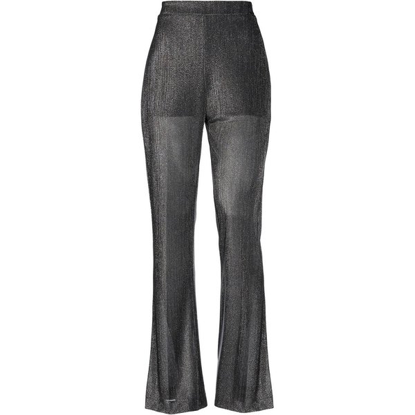 Liu Jo • wijde pantalon in metallic zilver • 40 (IT46)