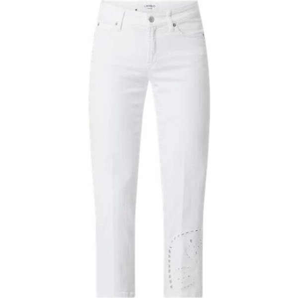 Cambio • witte jeans Paris Straight Cropped • 36