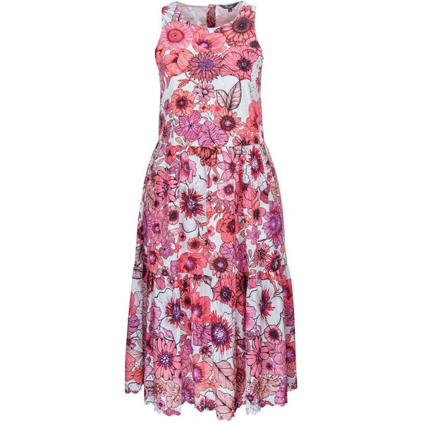 Princess goes Hollywood • roze bloemen jurk • 36