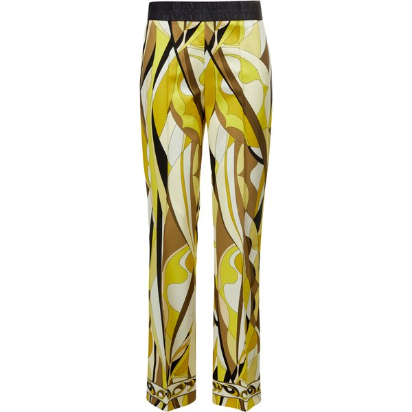 Cambio • gele Flower broek • 36