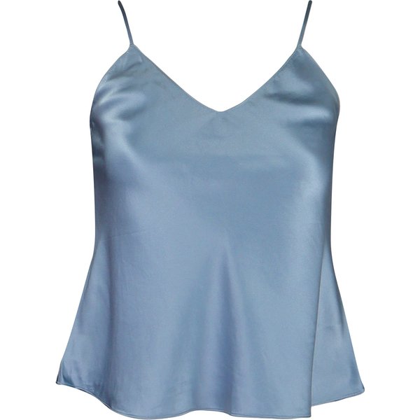 Paul & Joe • lichtblauwe zijden top • XS