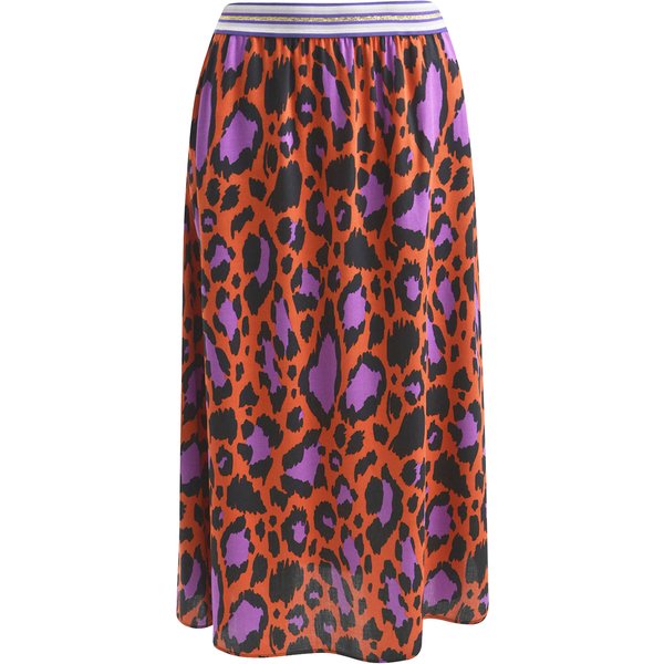 Milano Italy • midi rok luipaard • 36